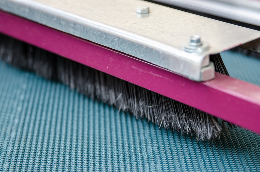 Impianto Vulcano, spazzole per la separazione a secco